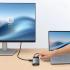 Baseus Hub 10in1 Metal Gleam II Series, USB-C to 1xHDMI, USB-A (10Gbps), USC-C, 2xUSB-A, Ethernet RJ45, SD/TF card, mini-jack 3,5mm, USB-C(PD) - Space Grey